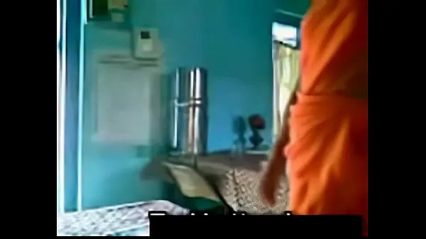 HD Orange Saree Aunty with Uncle shafy yeni Filmler