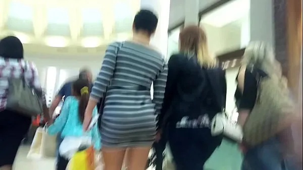 HD Nice candid Booty walking in short dress at mallnuovi film