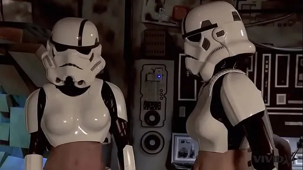 HD Vivid Parody - 2 Storm Troopers disfrutan de una polla wookie películas nuevas