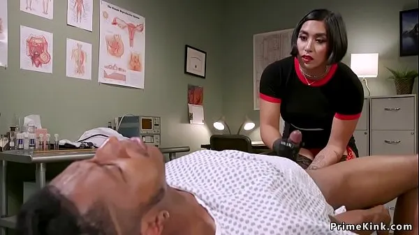 HD Asian Dom Doctor streichelt schwarzen Sklaven Schwanzneue Filme