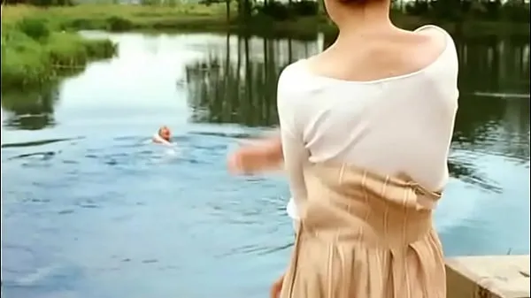 Irina Goryacheva Natação Nua no Lago novos filmes em HD