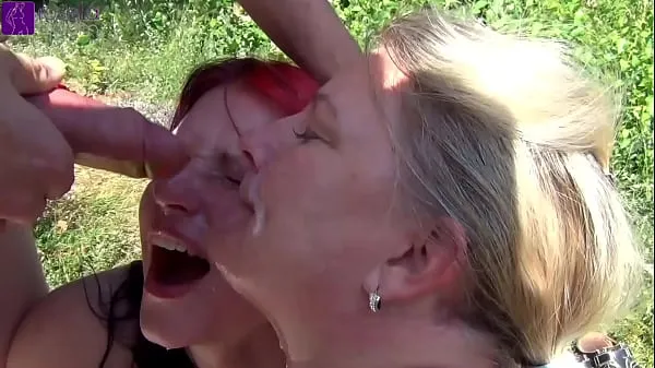 HD Stepmother and Stepdaughter were dirty used by countless men at a bathing lake! Part 2 nieuwe films