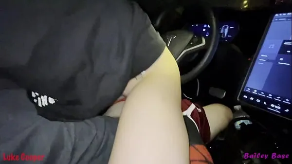HD Sexy Teen Girl Rides Big Dick While Tesla Self Drives Crazy Hot new Movies