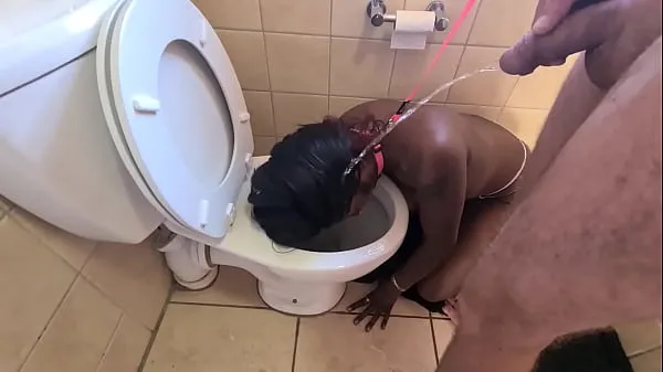 HD Desi Hure wird wie ein Hund zur Toilette geführt, um ihr Gesicht voll zu machen und einen Schwanz zu lutschenneue Filme