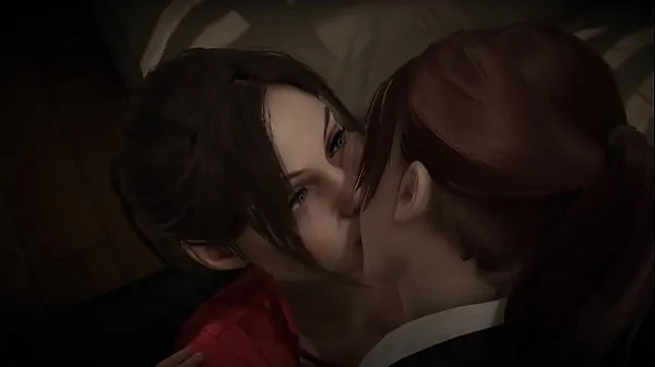 HD Resident Evil Double Futa - Claire Redfield (Remake) and Claire (Revelations 2) Sex Crossover new Movies