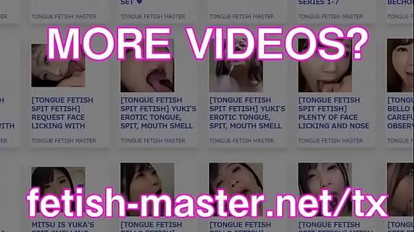 HD Japanese Asian Tongue Spit Fetish nye film