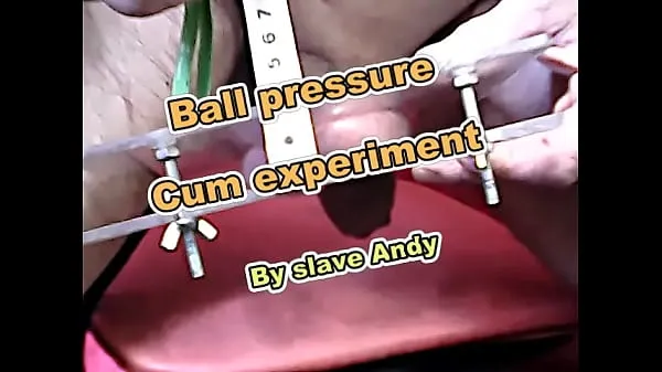 HD Ballpress Cum Experiment by slave Andyneue Filme