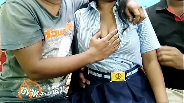 HD Two boys fuck college girl|Hindi Clear Voice new Movies