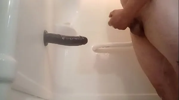 HD Cumming on my 8'' dildo before trying it out أفلام جديدة