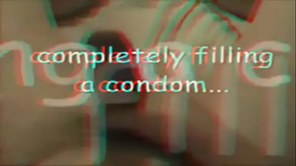 HD cum filled condom - completely (from sodomie 480P 600K 46273561 - aspect ratio improved & transformed anaglyph pseudo-3D) Red and blue glasses are required for the (pseudo) 3D experience 새 영화