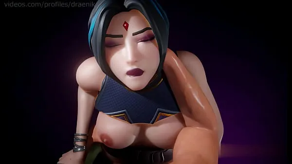 HD Animation with Raven (DC) from Fortnite 1080 60fps Film baru