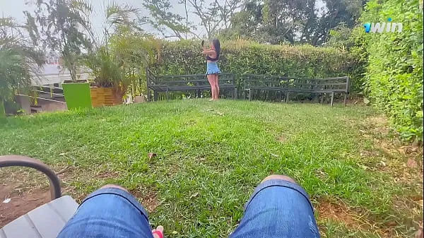 HD Fucking in the park I take off the condom nya filmer