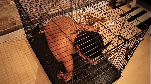 HD Caged Tease for a Caged Slave nye filmer