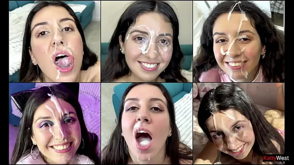 HD Cum on face compilation, cum in mouth, cum swallowing, a lot of cum on face películas nuevas