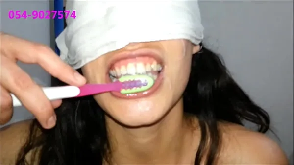HD Sharon From Tel-Aviv Brushes Her Teeth With Cum nye film